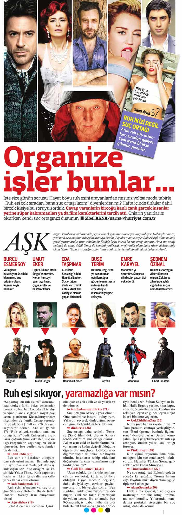 "Ruh Eşi mi, Su&ccedil; Ortağı mı" Derken KS Halkı Yine Basında!