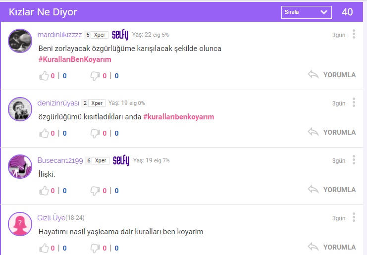 “Hem Hayatımda Hem KizlarSoruyor’da Ben Nasıl İstersem Öyle Olsun” Dedim Oldu!